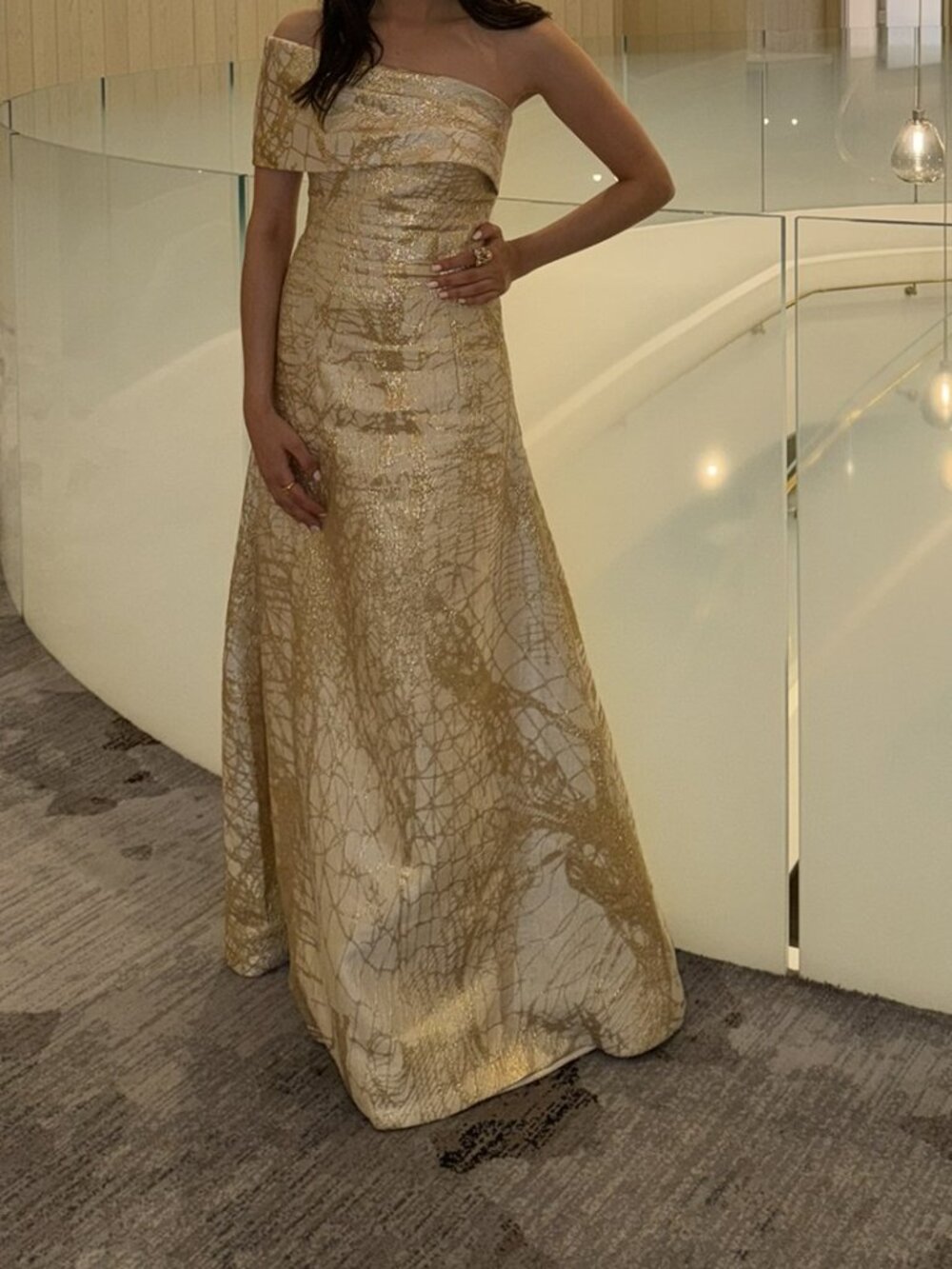 Teri Jon Women's Gold Dress